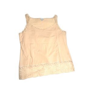 Sundance Elan Lace Tank Top XXL Blush NWT